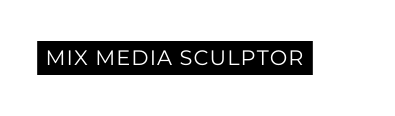 MIX MEDIA SCULPTOR